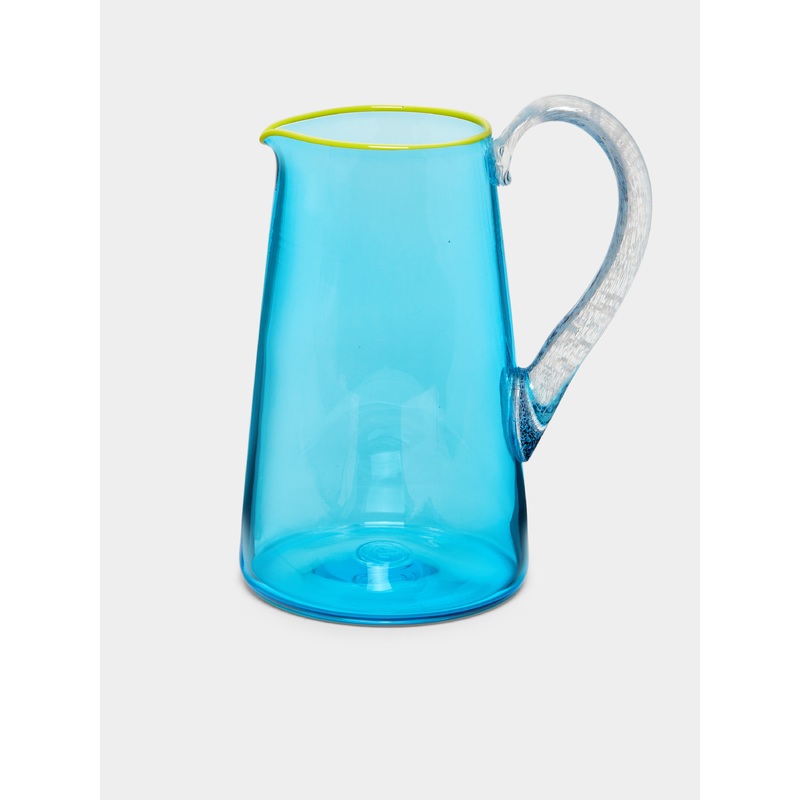 Miami Hand-Blown Glass Jug