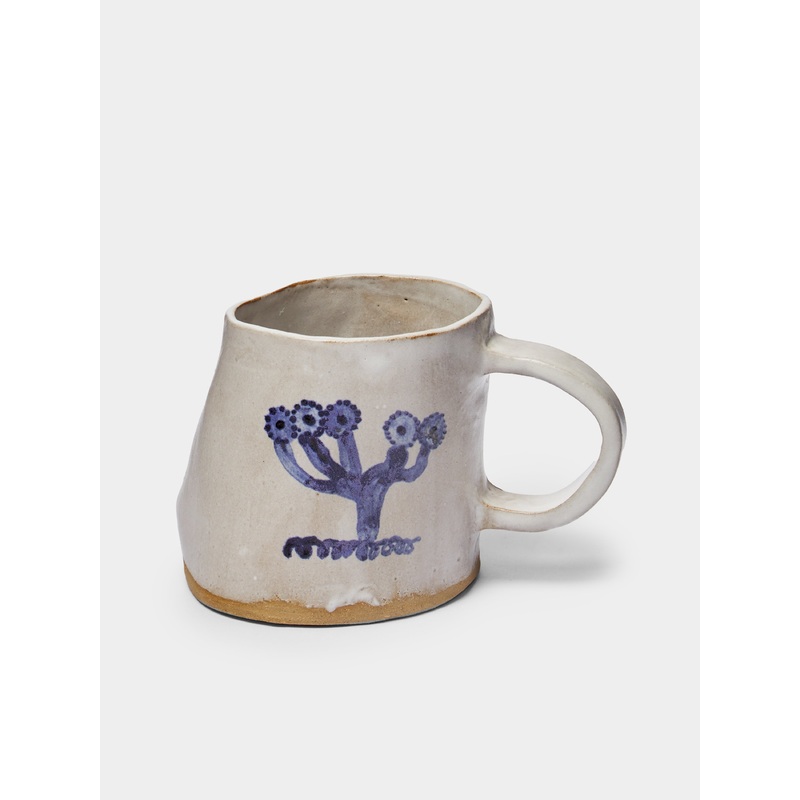 Flower Hand-Painted Ceramic Mug