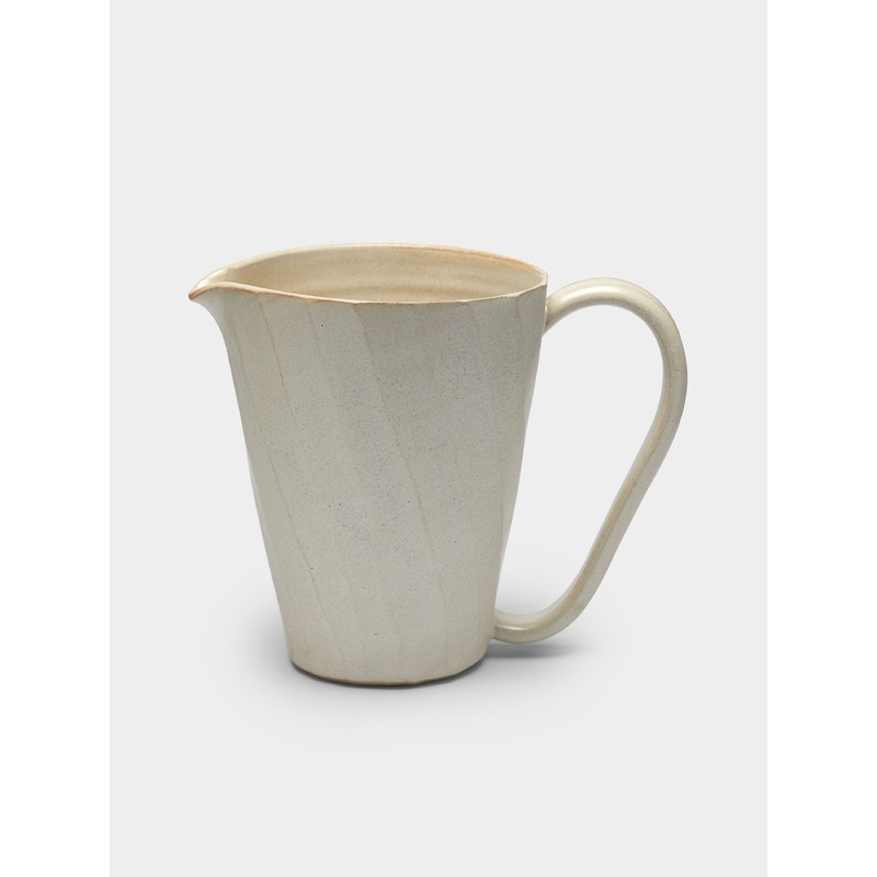Simple Carved Ceramic Jug