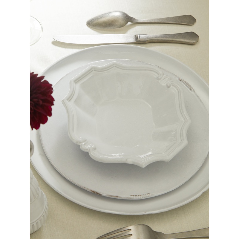 Rgence Hand-Glazed Ceramic Small Soup Plate