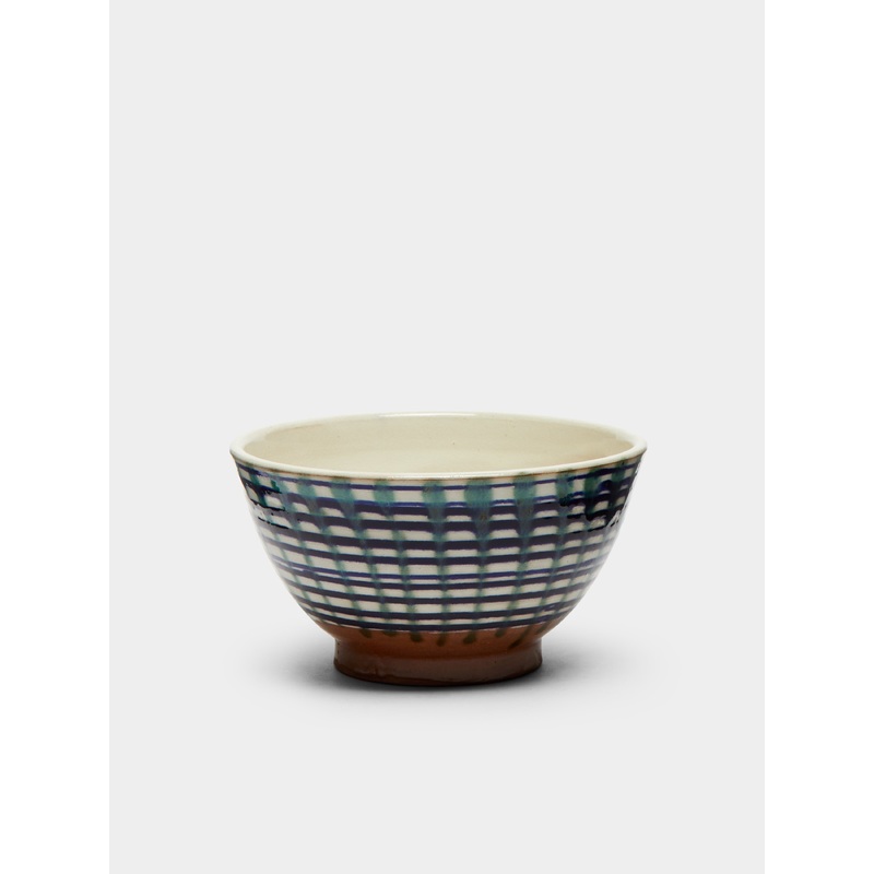 Trellis Hand-Painted Ceramic Bowls (Set of 4)